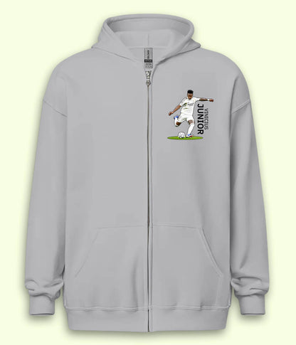 Vinícius Júnior Real Madrid Supporter Zipper Hoodie