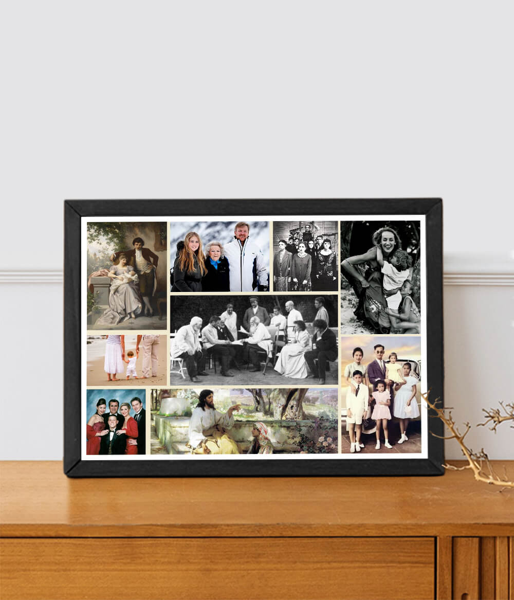 Vintage Family Collage Frame
