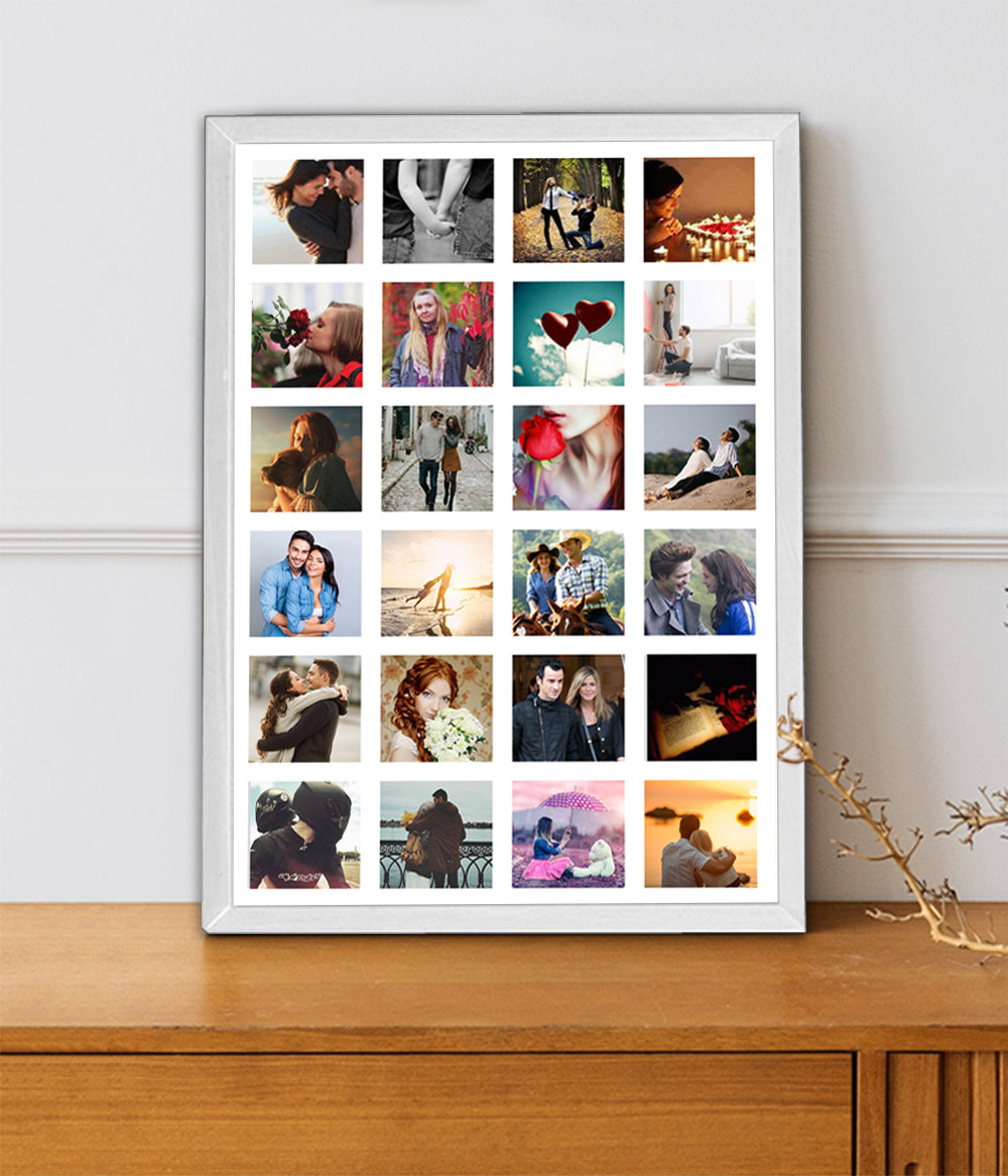 Wall Hanging Collage Frame for Multiple Pictures (Customizable)