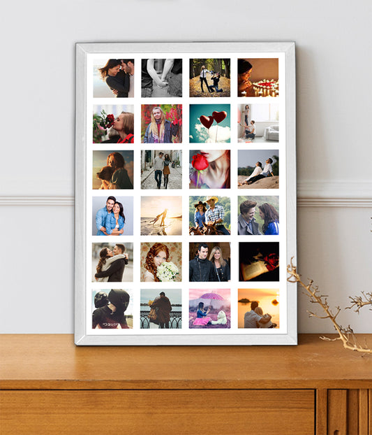 Wall Hanging Collage Frame for Multiple Pictures (Customizable)