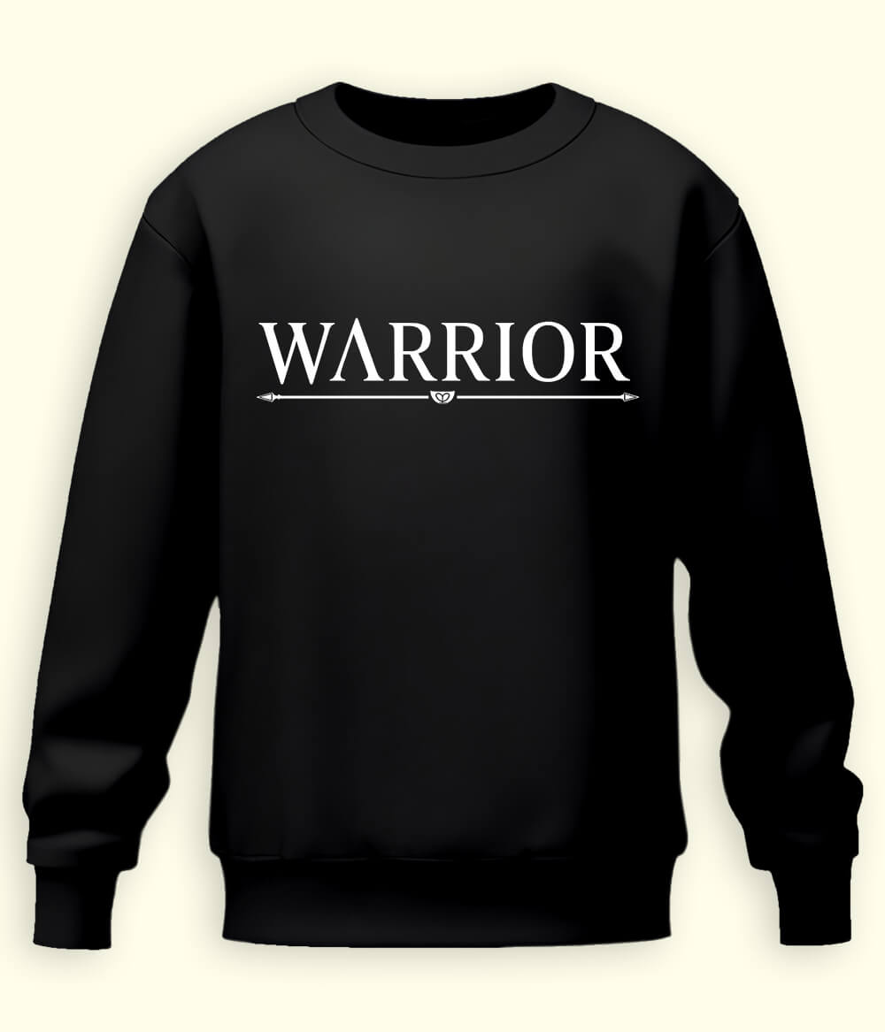 Black Warrior Sweatshirt (Unisex)