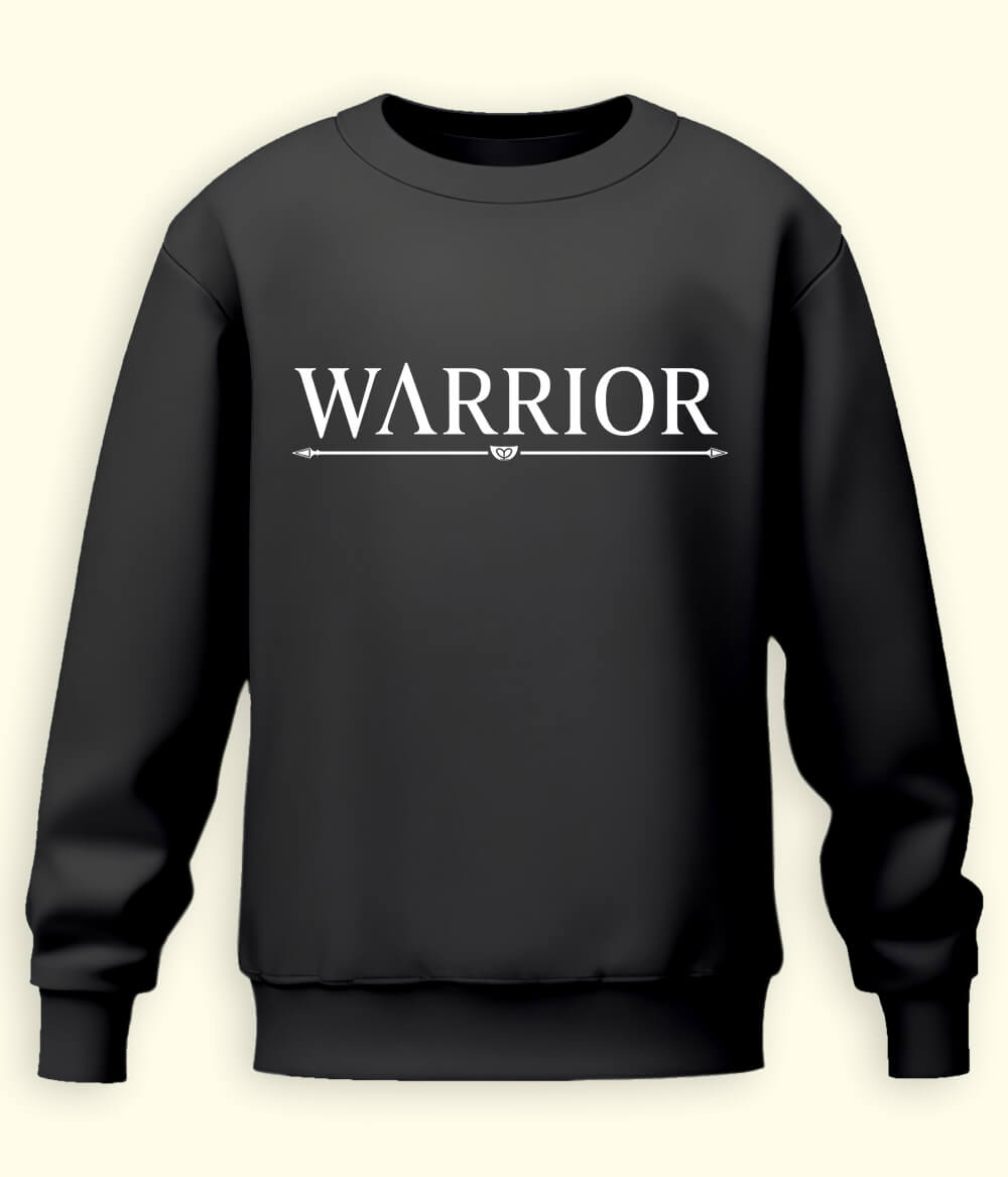 Charcoal Grey Warrior Sweatshirt (Unisex)