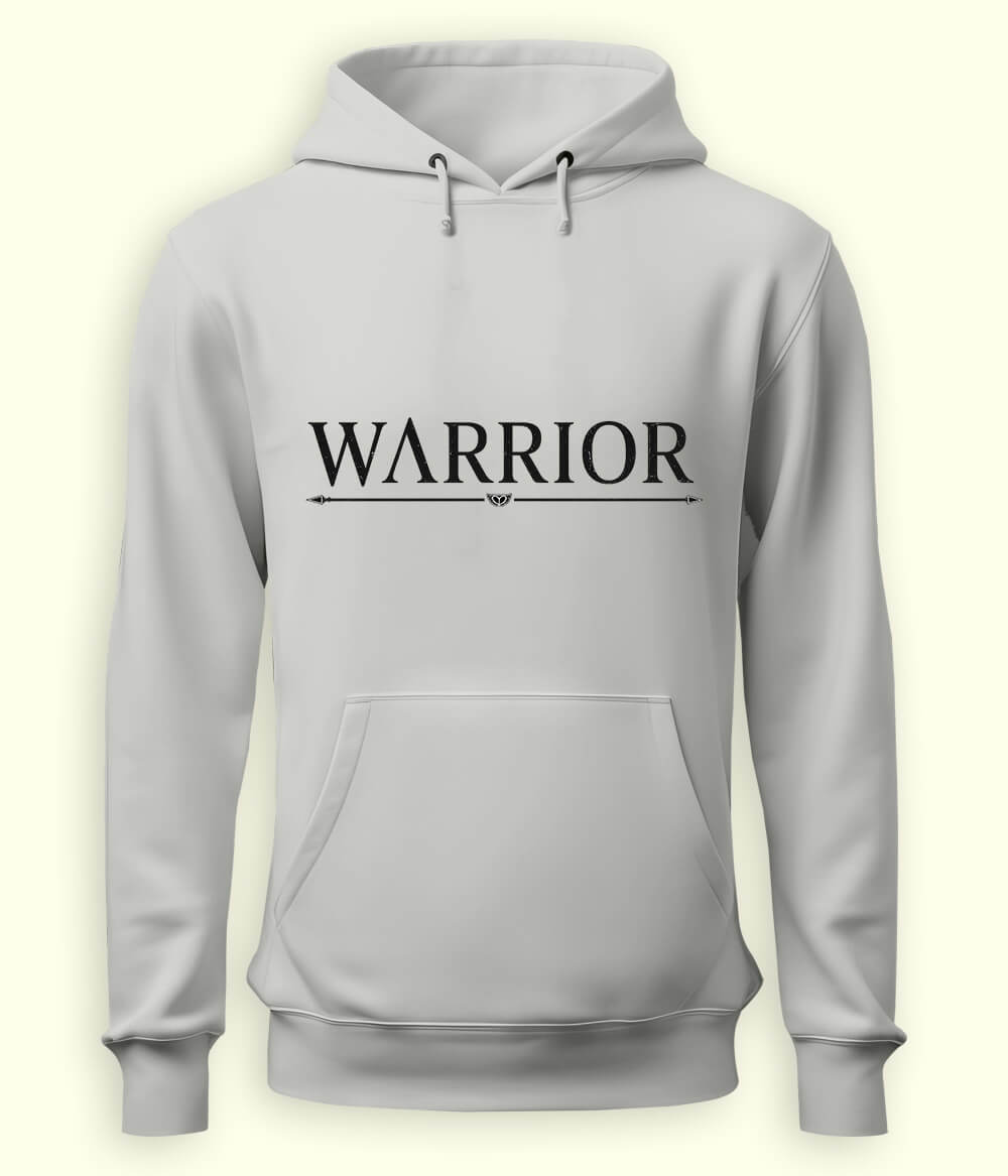Heather Grey Warrior Hoodie (Unisex)