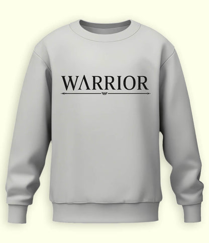 Heather Grey Warrior Sweatshirt (Unisex)