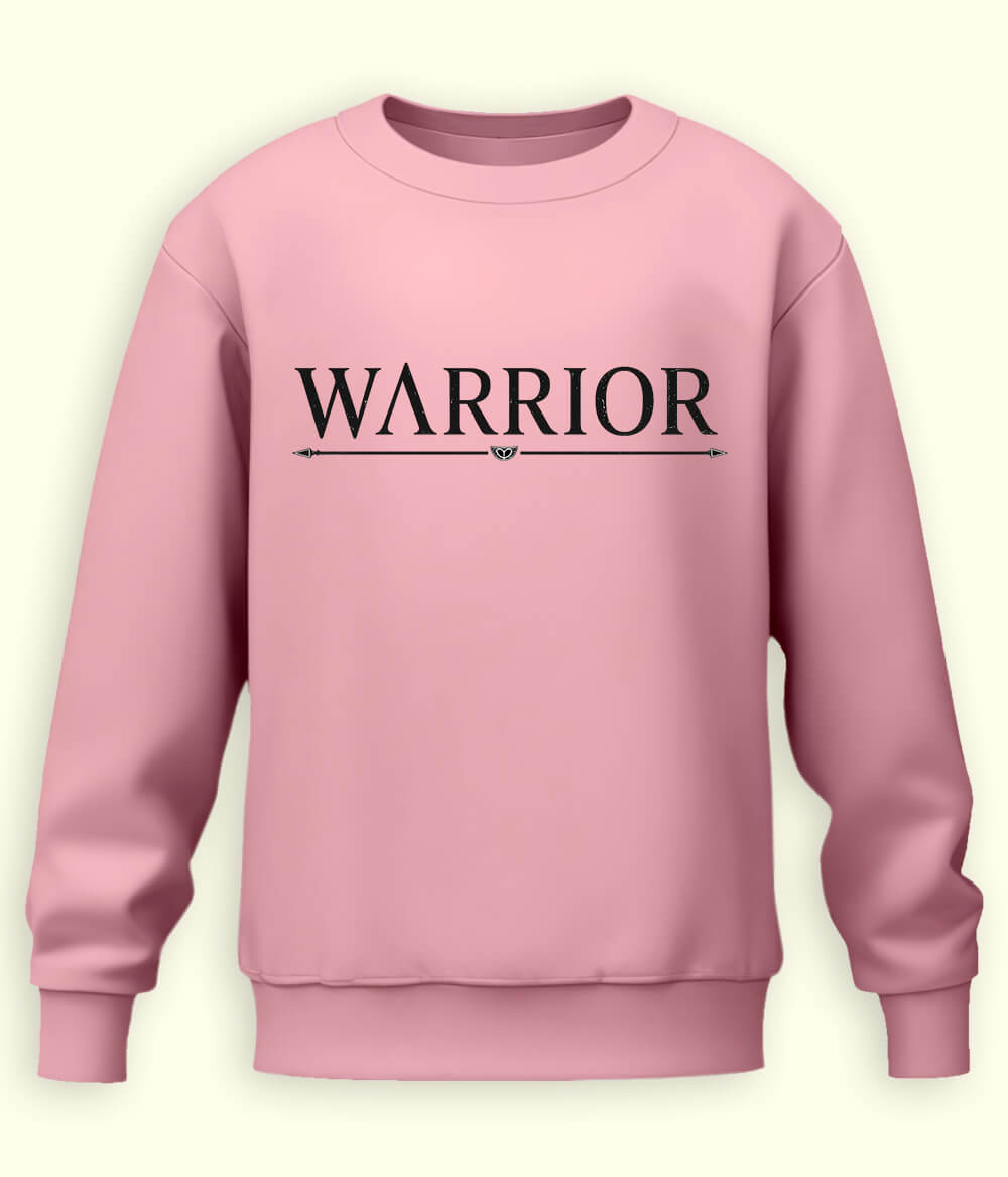 Light Pink Warrior Sweatshirt (Unisex)