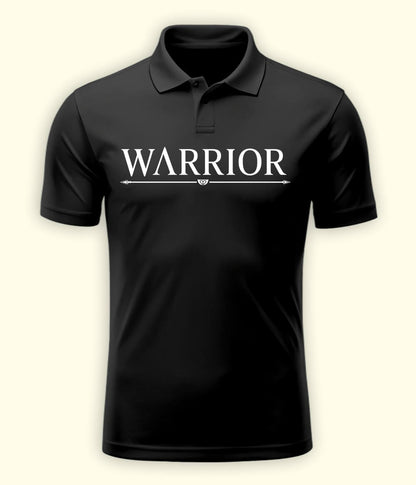 Charcoal Grey Warrior Polo T-Shirt
