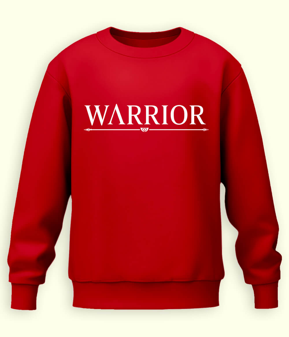 Red Warrior Sweatshirt (Unisex)