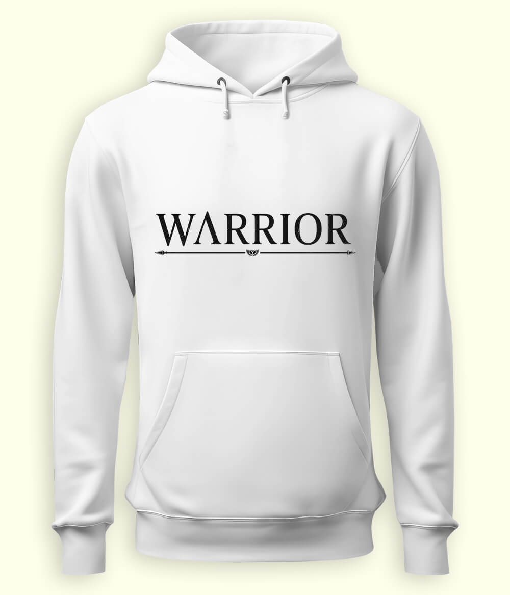 White Warrior Hoodie (Unisex)