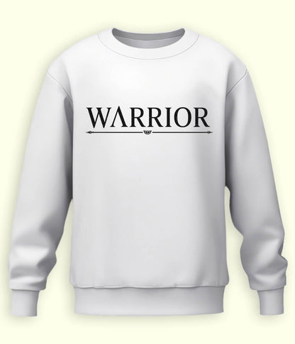 White Warrior Sweatshirt (Unisex)