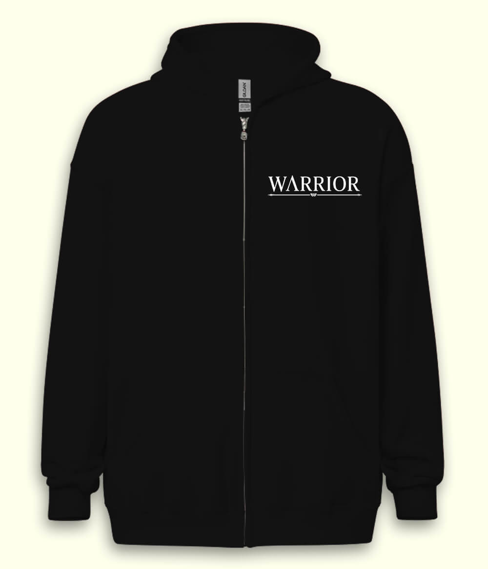 Warrior Zipper Hoodie (Unisex)