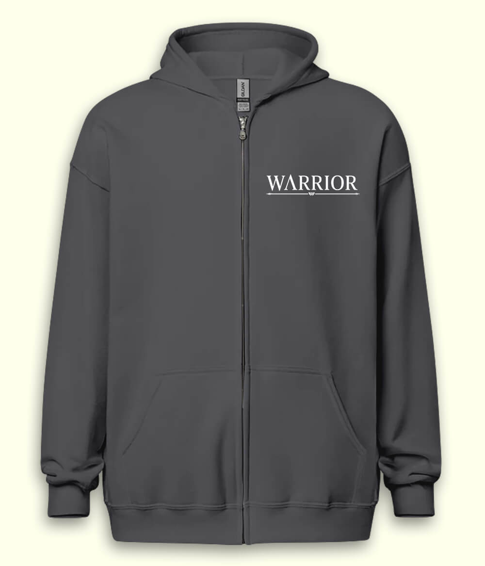 Warrior Zipper Hoodie (Unisex)