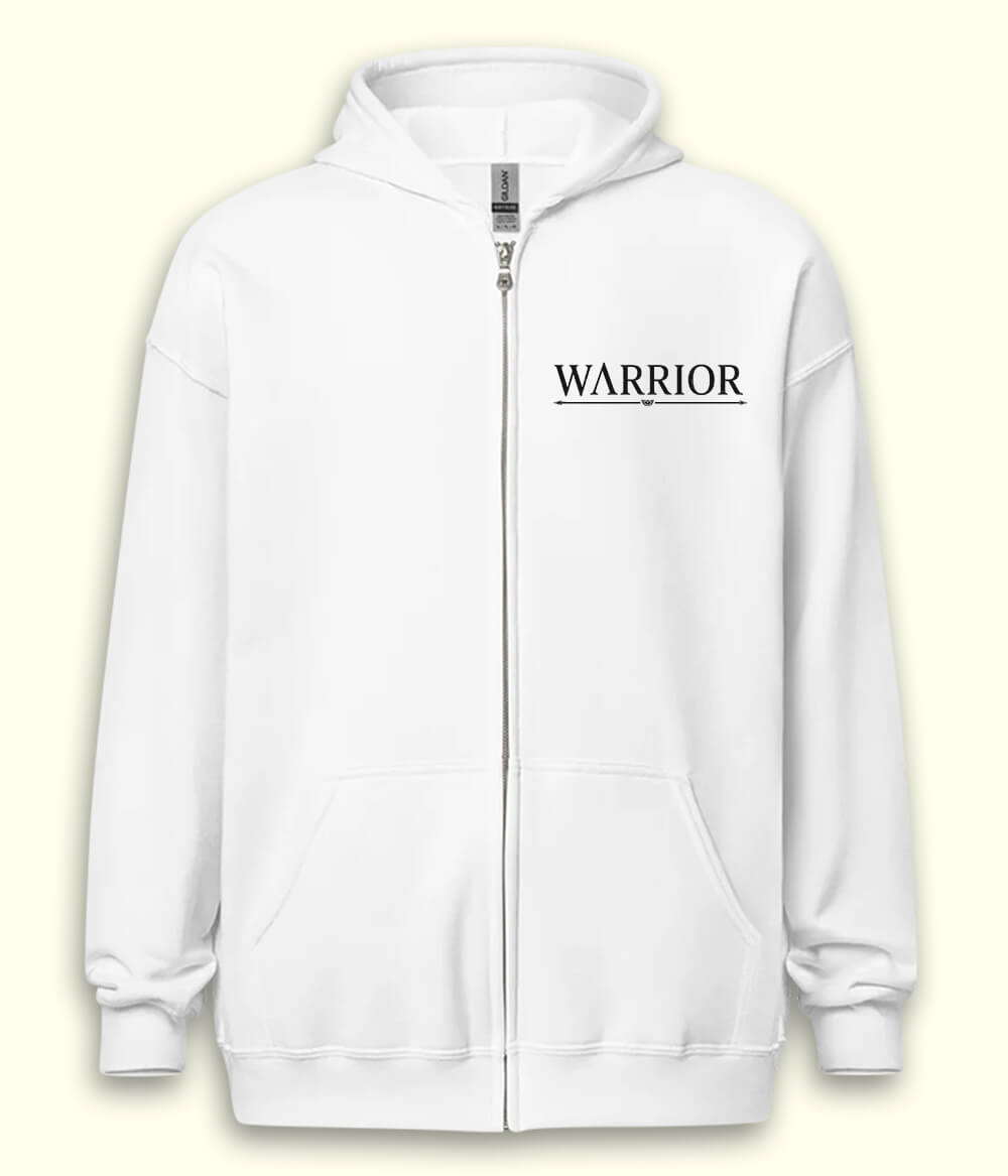 Warrior Zipper Hoodie (Unisex)
