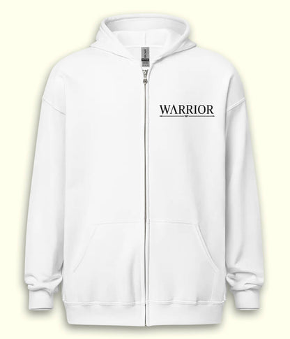 Warrior Zipper Hoodie (Unisex)