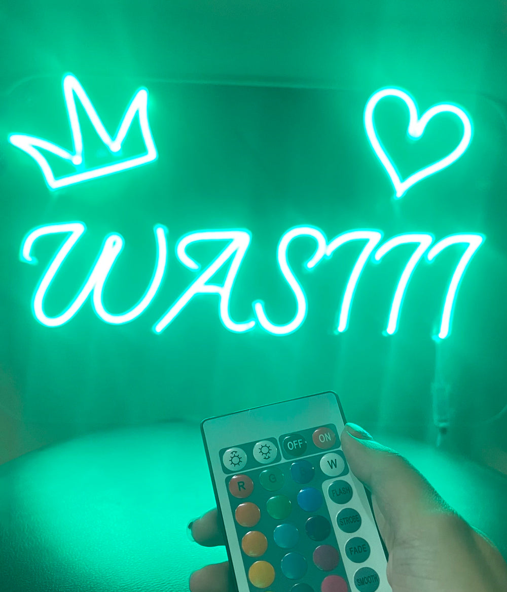 Shop RGB Sign Board with Remote online in Pakistan