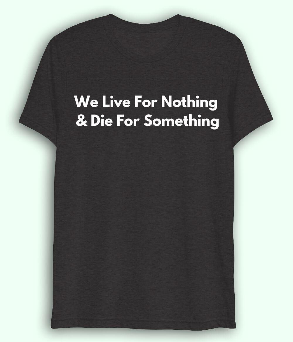 Charcoal Grey We Live and Die Dri Fit T-Shirt (Unisex)