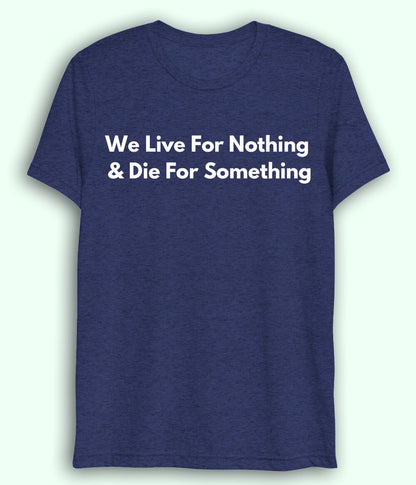 Navy We Live and Die Dri Fit T-Shirt (Unisex)