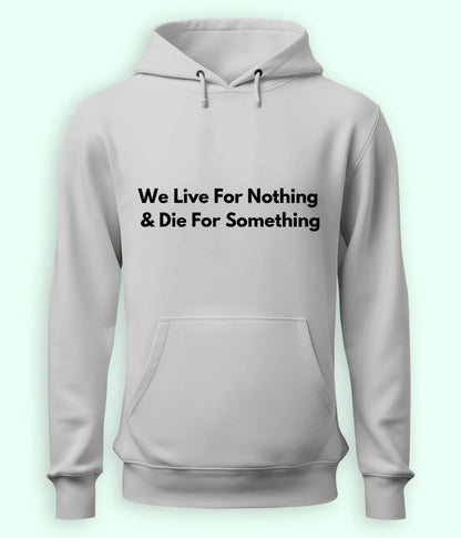 Heather Grey We Live and Die Hoodie (Unisex)