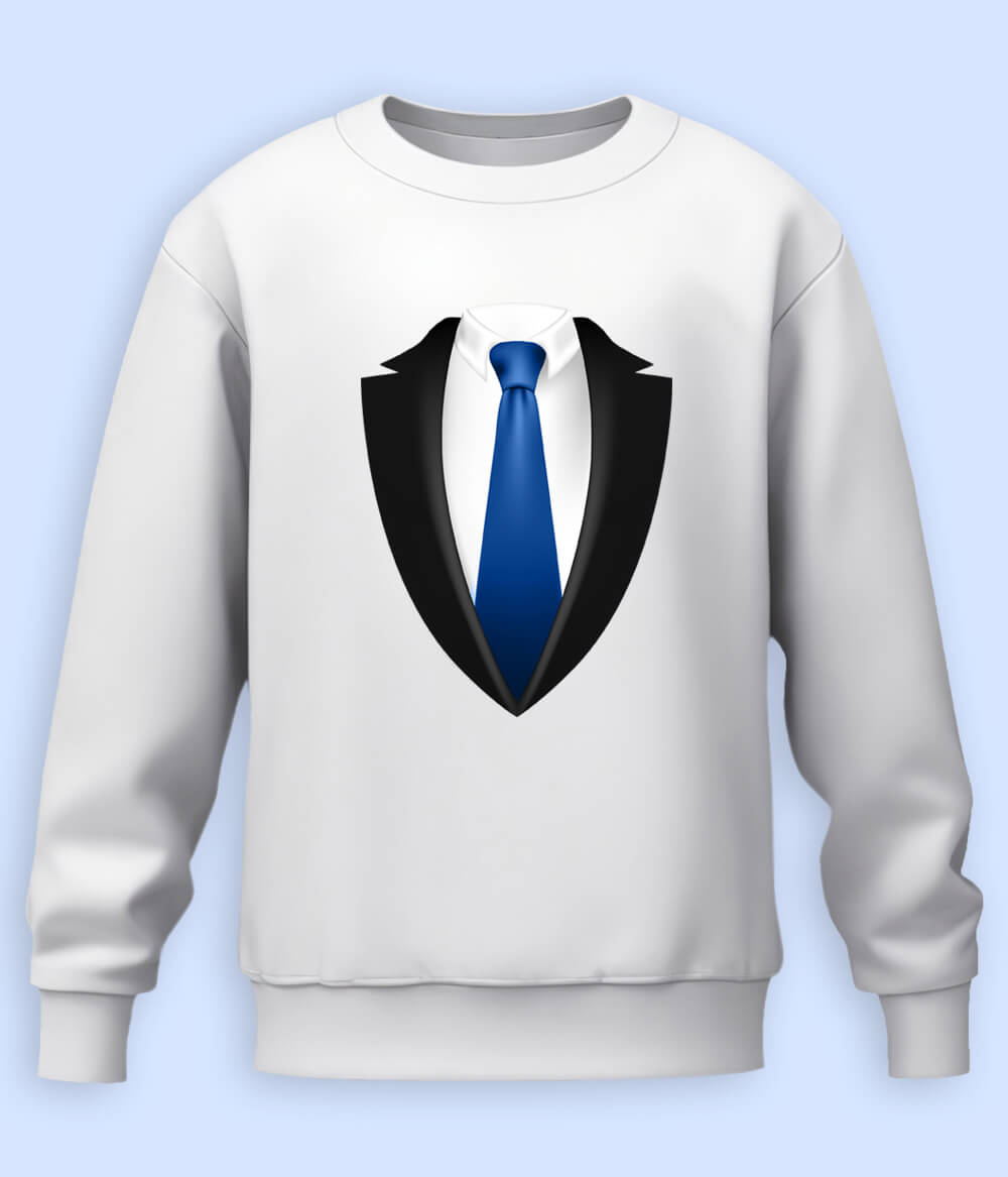 Formal Suit Graphic Sweatshirts