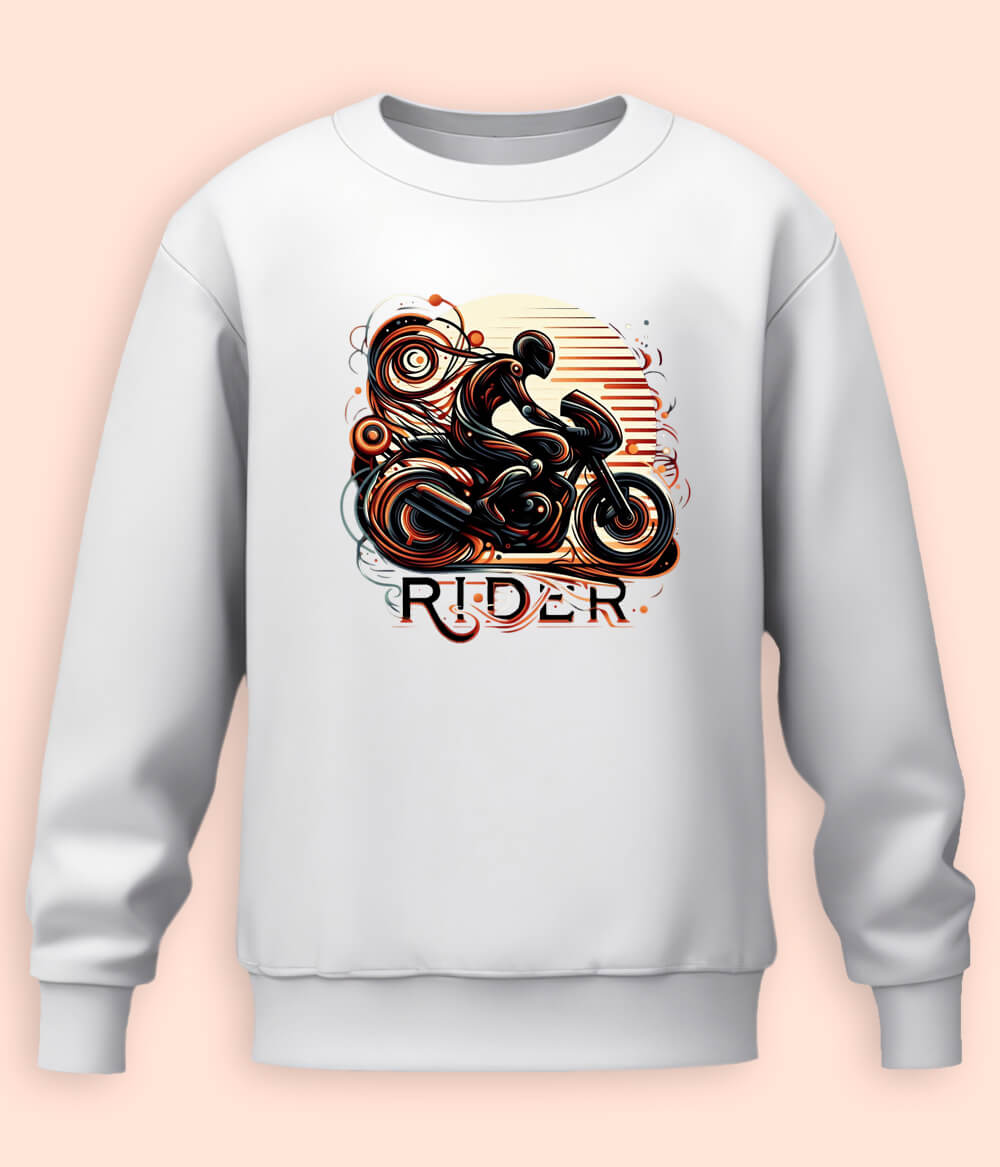 Motorcycle Rider Sweatshirts (Unisex)