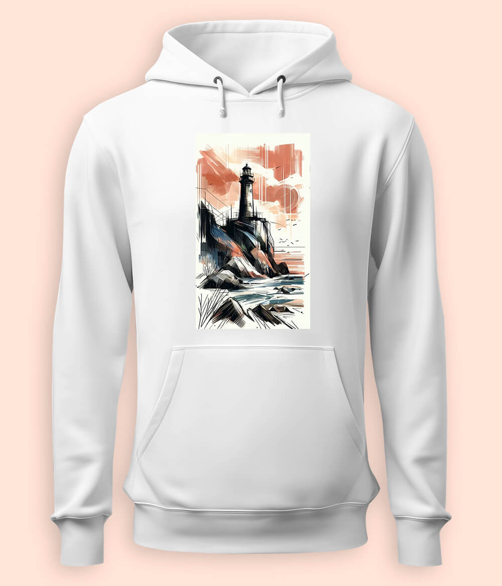 Ocean Beach Lighthouse Hoodie (Unisex