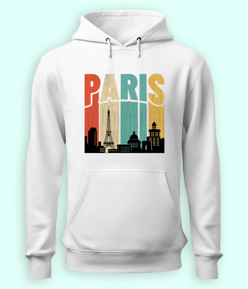 Paris Eiffel Tower Hoodie (Unisex)