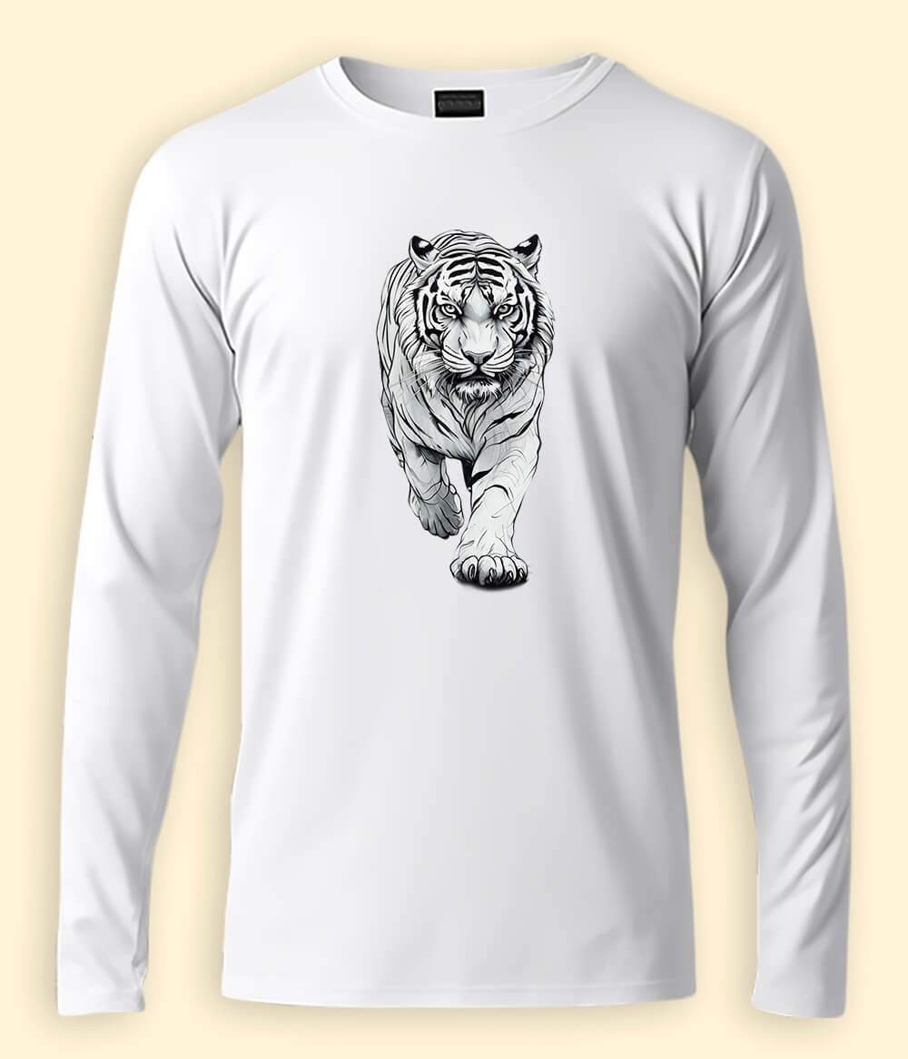 White Tiger Full sleeve T-Shirt