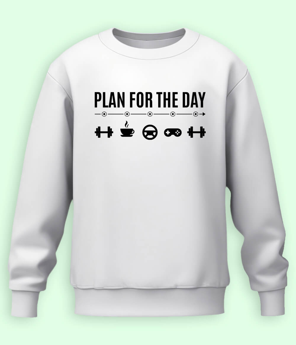 Workout Schedule Sweatshirt (Unisex)