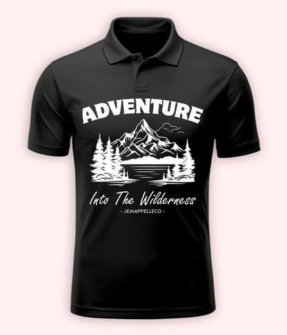 Charcoal Grey Wilderness Polo T-Shirt