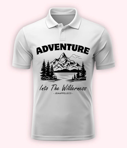 White Wilderness Polo T-Shirt