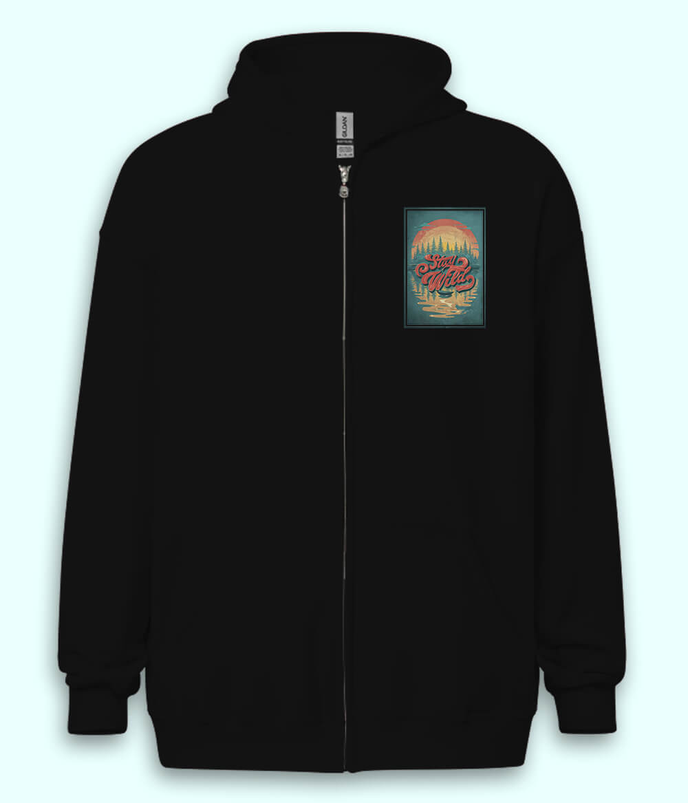 Wilderness Zipper Hoodie (Unisex)