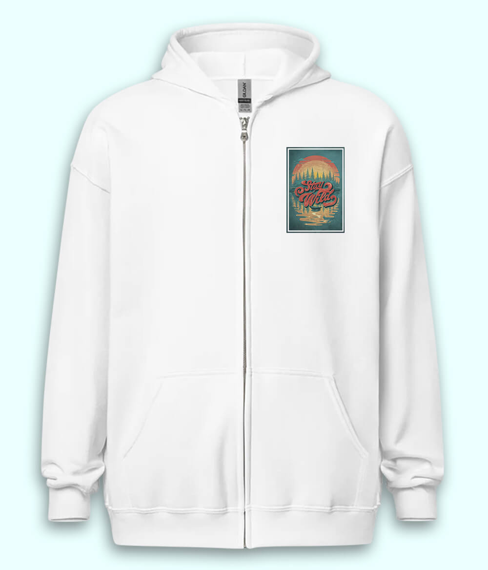 Wilderness Zipper Hoodie (Unisex)