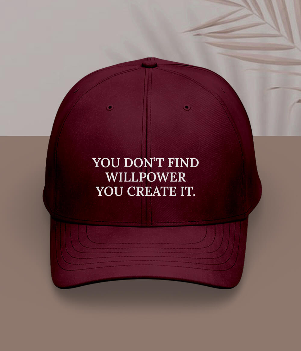 Maroon Will Power Cap