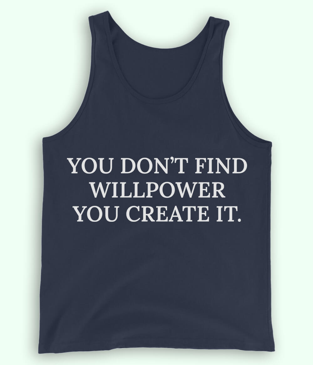 Navy Will Power Tanktop