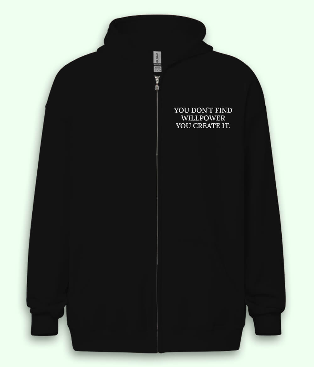 Will to Find Zipper Hoodie (Unisex)