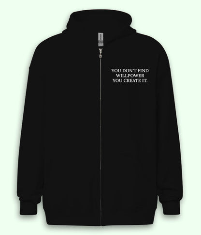 Will to Find Zipper Hoodie (Unisex)