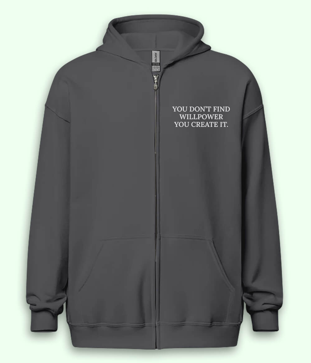 Will to Find Zipper Hoodie (Unisex)
