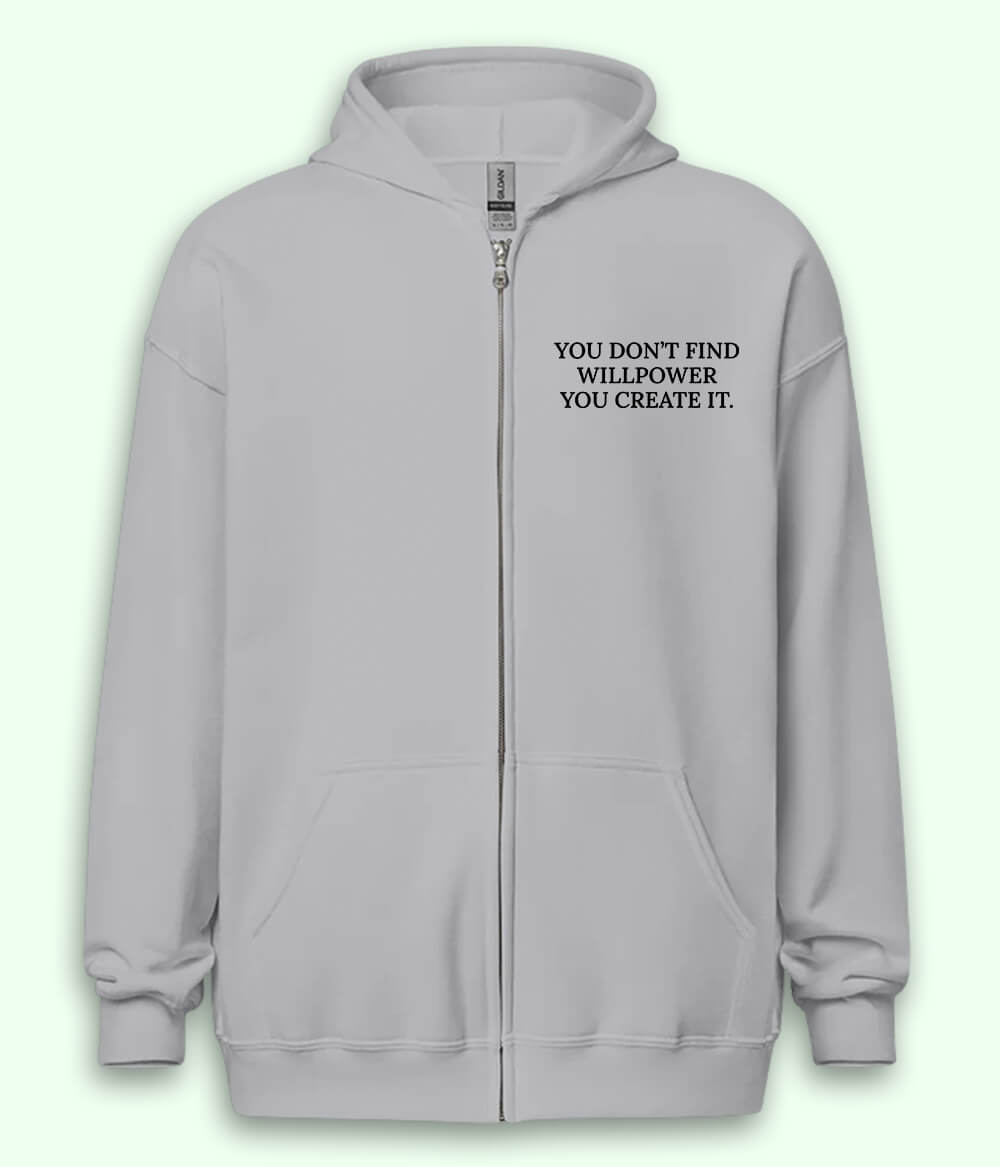 Will to Find Zipper Hoodie (Unisex)