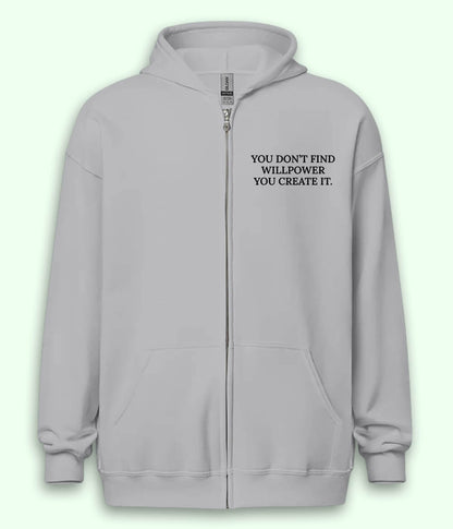 Will to Find Zipper Hoodie (Unisex)