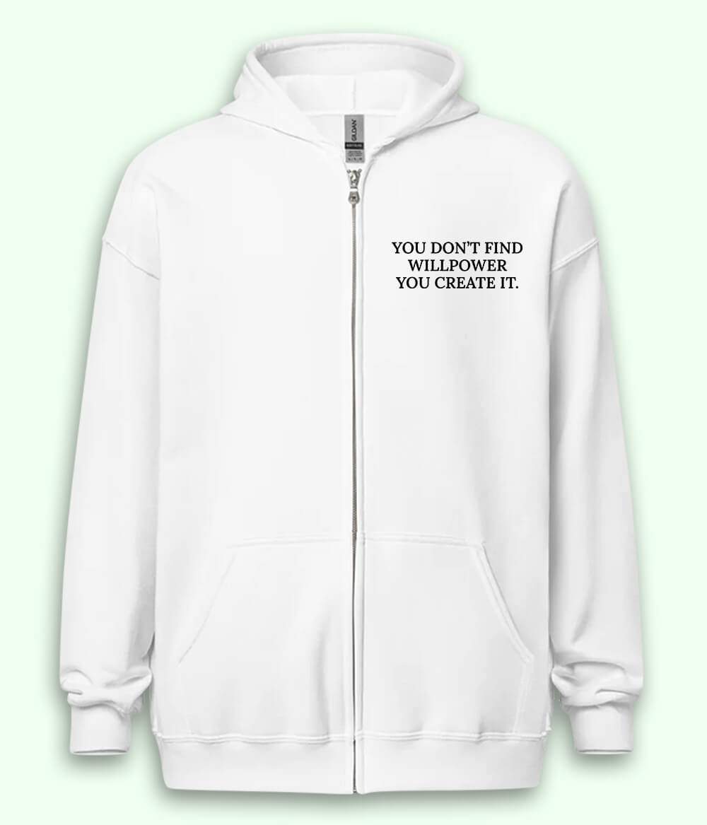 Will to Find Zipper Hoodie (Unisex)