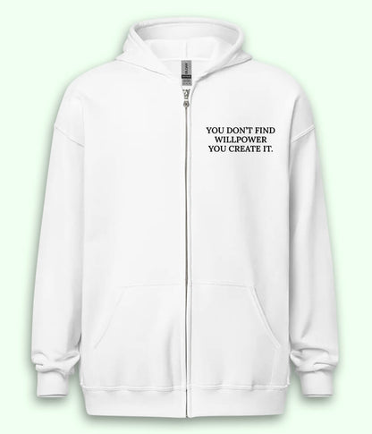 Will to Find Zipper Hoodie (Unisex)