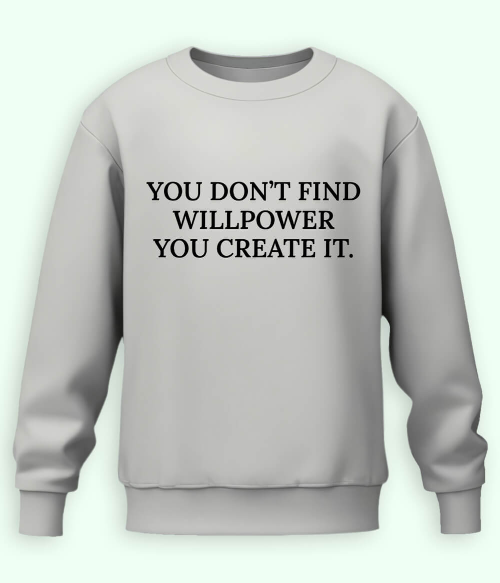 Heather Grey Will to find Sweatshirt (Unisex)