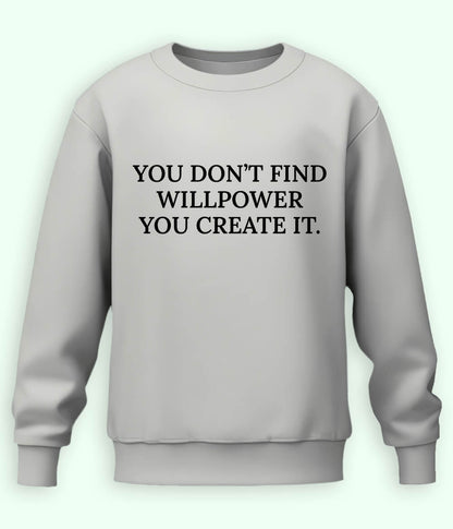 Heather Grey Will to find Sweatshirt (Unisex)