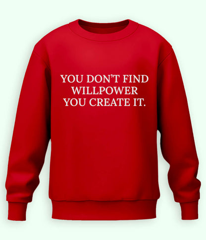 Red Will to find Sweatshirt (Unisex)