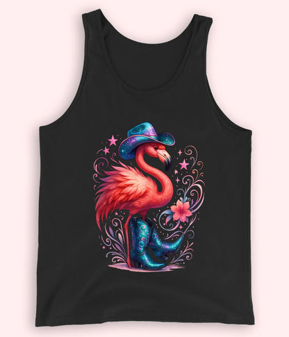 Women Fancy Black Tanktop