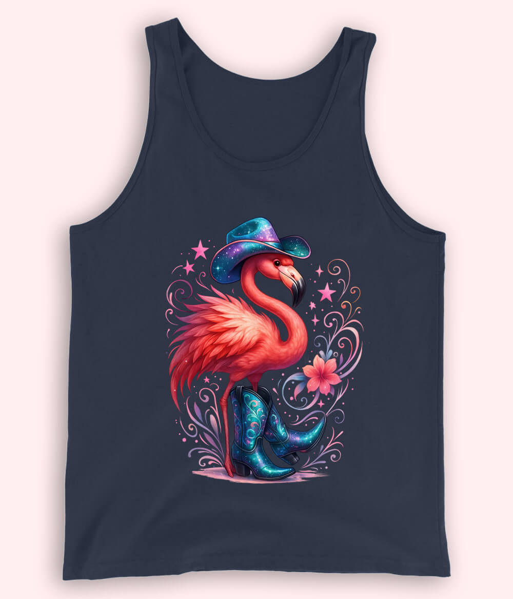 Women Fancy Navy Tanktop