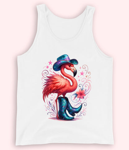 Women Fancy White Tanktop