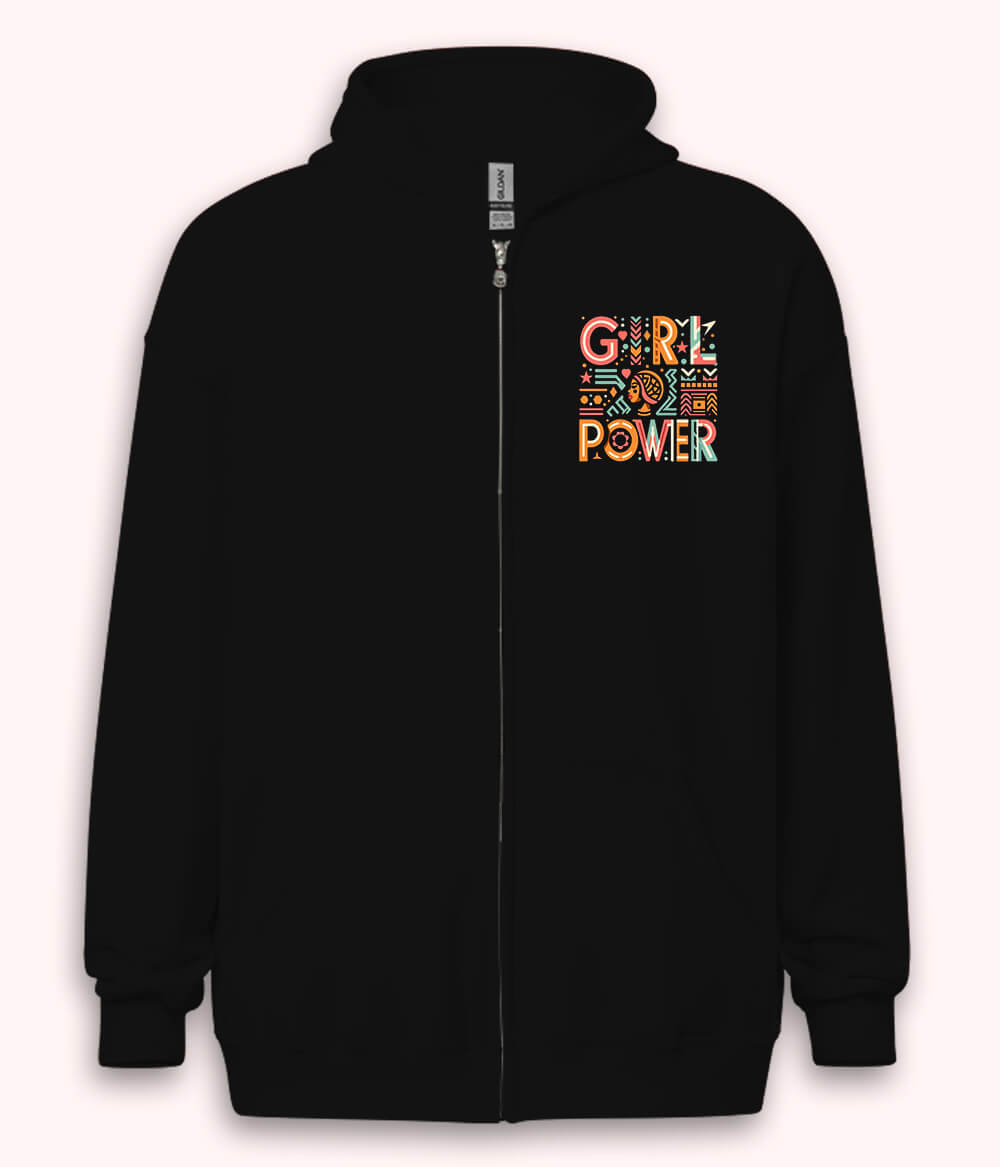 Women Power Zipper Hoodie