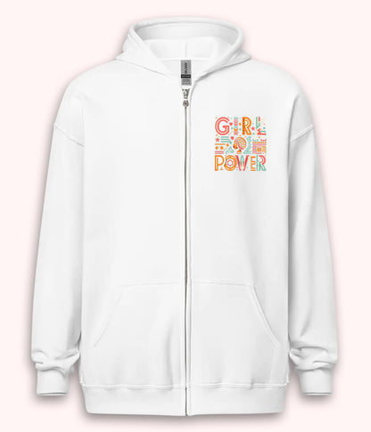 Women Power Zipper Hoodie