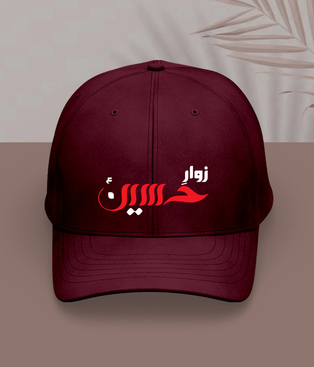 Maroon Zawar e Hussain Cap