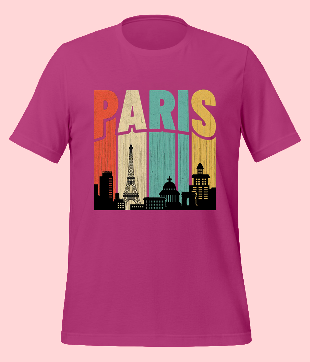 Paris Eiffel Tower T-Shirt (Unisex)